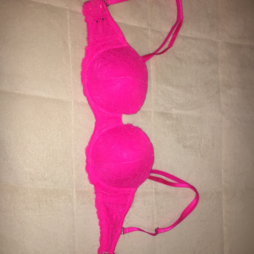Pink PINK lace bra 32D